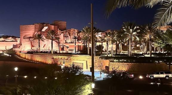 Al Bujairi Terrace — restaurants and cultural venues facing At-Turaif in old Diriyah.